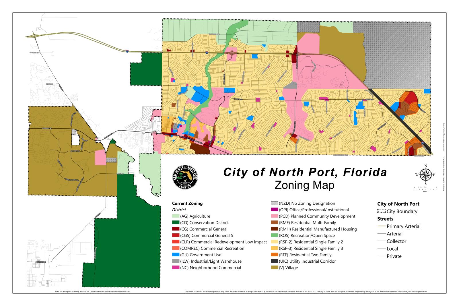 Maps North Port, FL