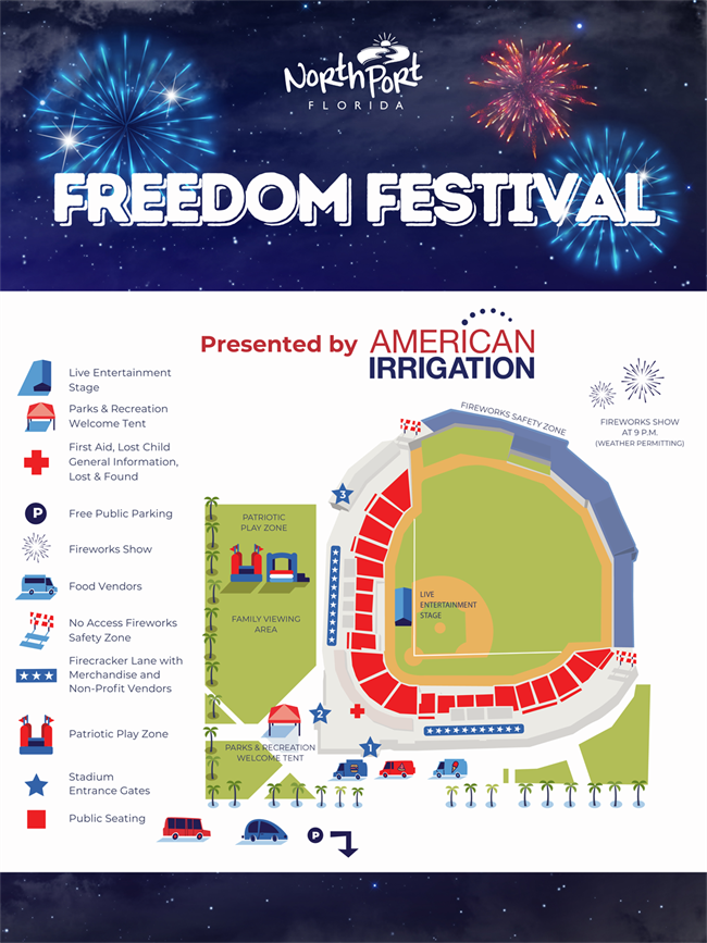 Freedom Festival Event Map